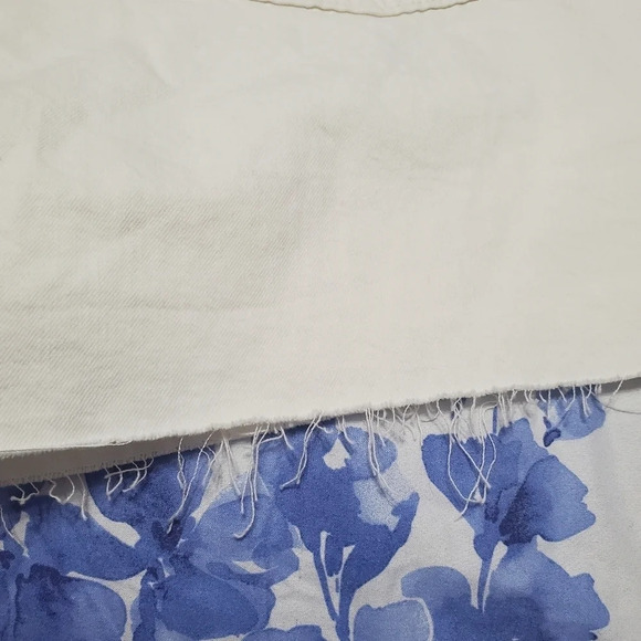 NWOT Old Navy Women's High Rise Slouchy Straight White Denim Shorts 18 - Picture 6 of 8